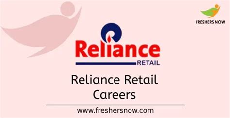 rcareers|Careers @ Reliance Retail.